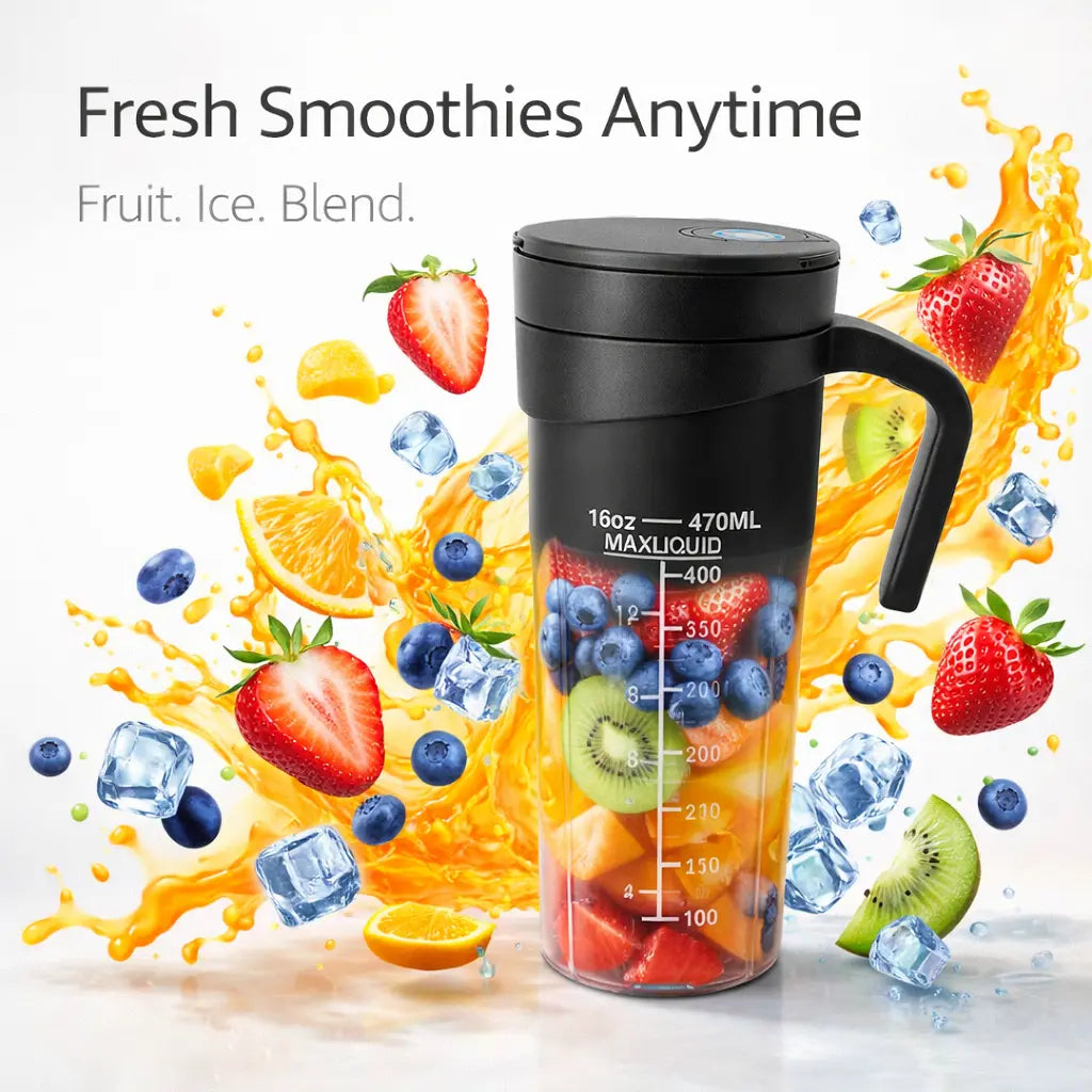 Clenzio Portable USB Rechargeable Blender Cup