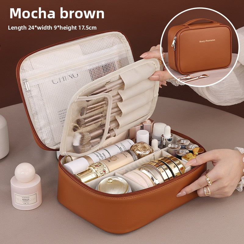 Clenzio  Portable Partition Cosmetic Storage Bag