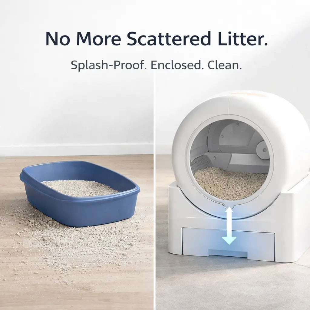 Smart cat litter box