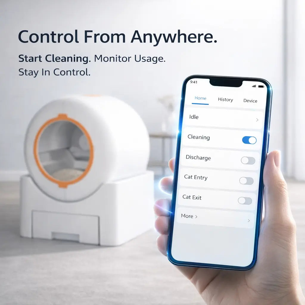 Smart cat litter box
