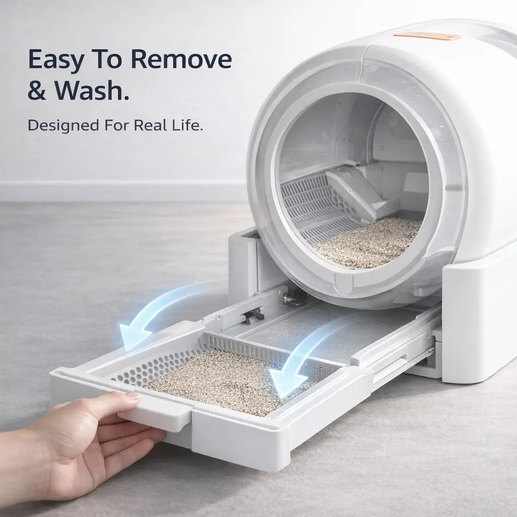 Smart cat litter box