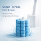 Clenzio All-in-One Toilet Brush Set