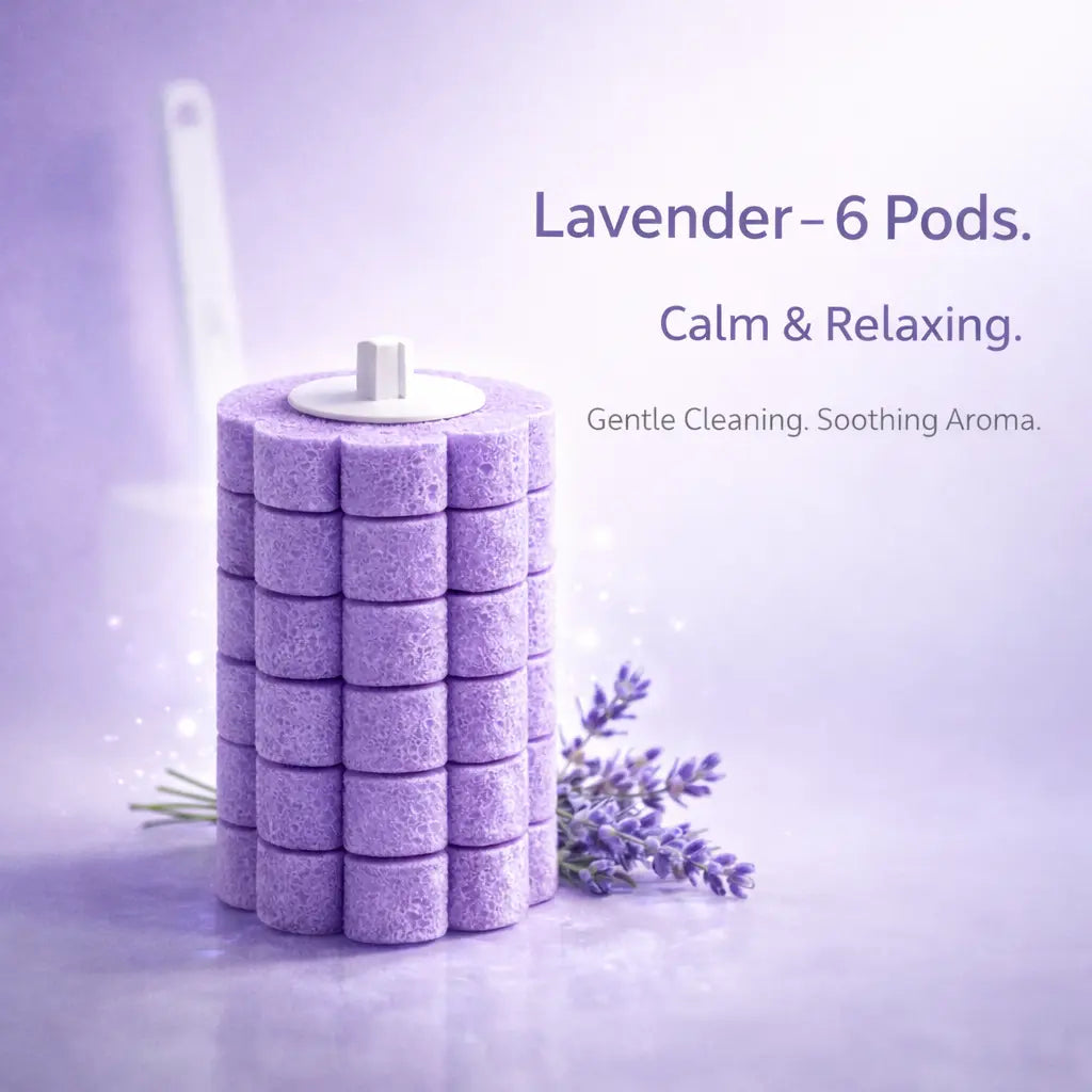 Clenzio All-in-One Toilet Brush Set