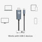 Type-C to DP adapter cable