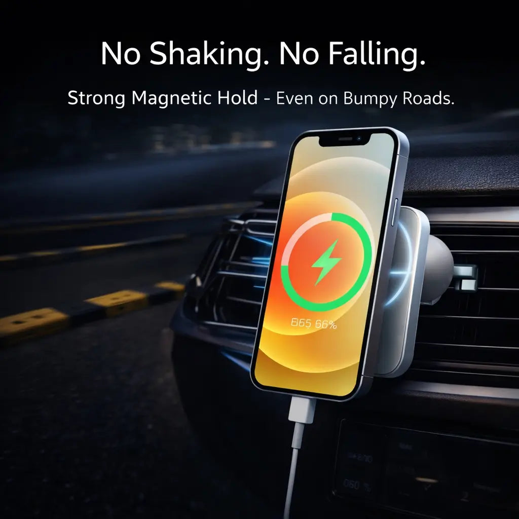 Clenzio Car Magnetic Wireless Charger