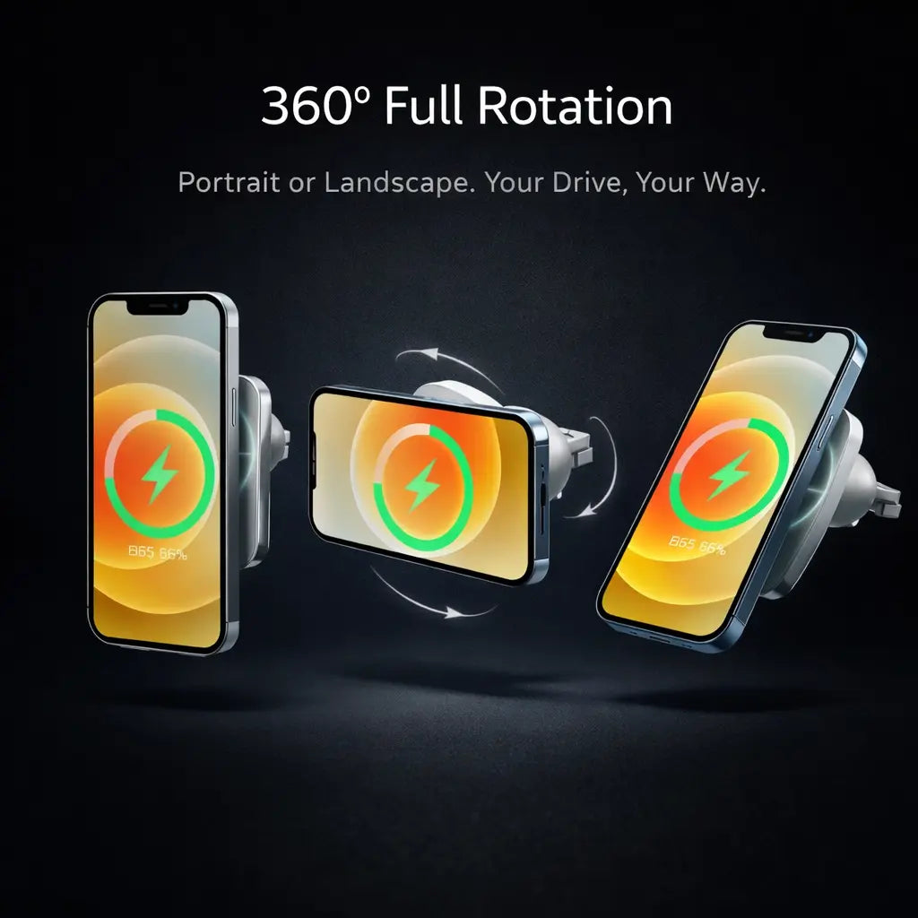 Clenzio Car Magnetic Wireless Charger