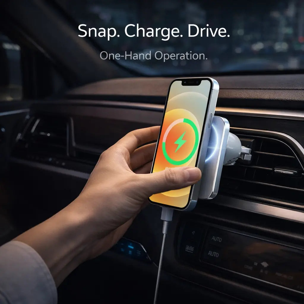 Clenzio Car Magnetic Wireless Charger