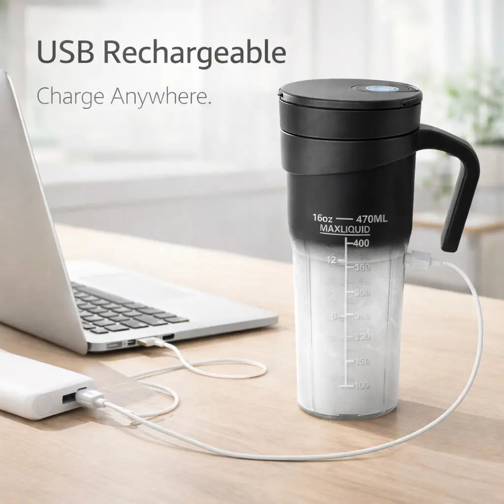 Clenzio Portable USB Rechargeable Blender Cup