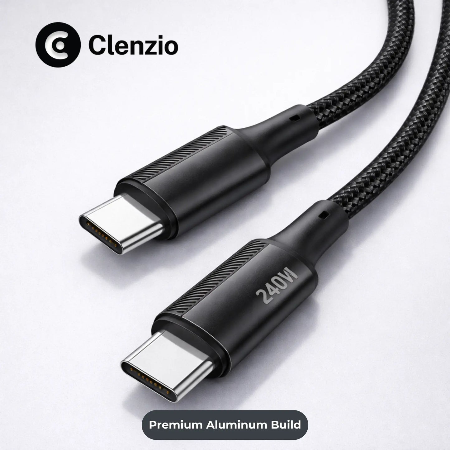 Clenzio Type C to Type C Data Cable