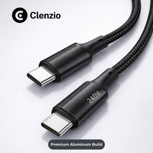 Clenzio Type C to Type C Data Cable