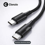 Clenzio Type C to Type C Data Cable
