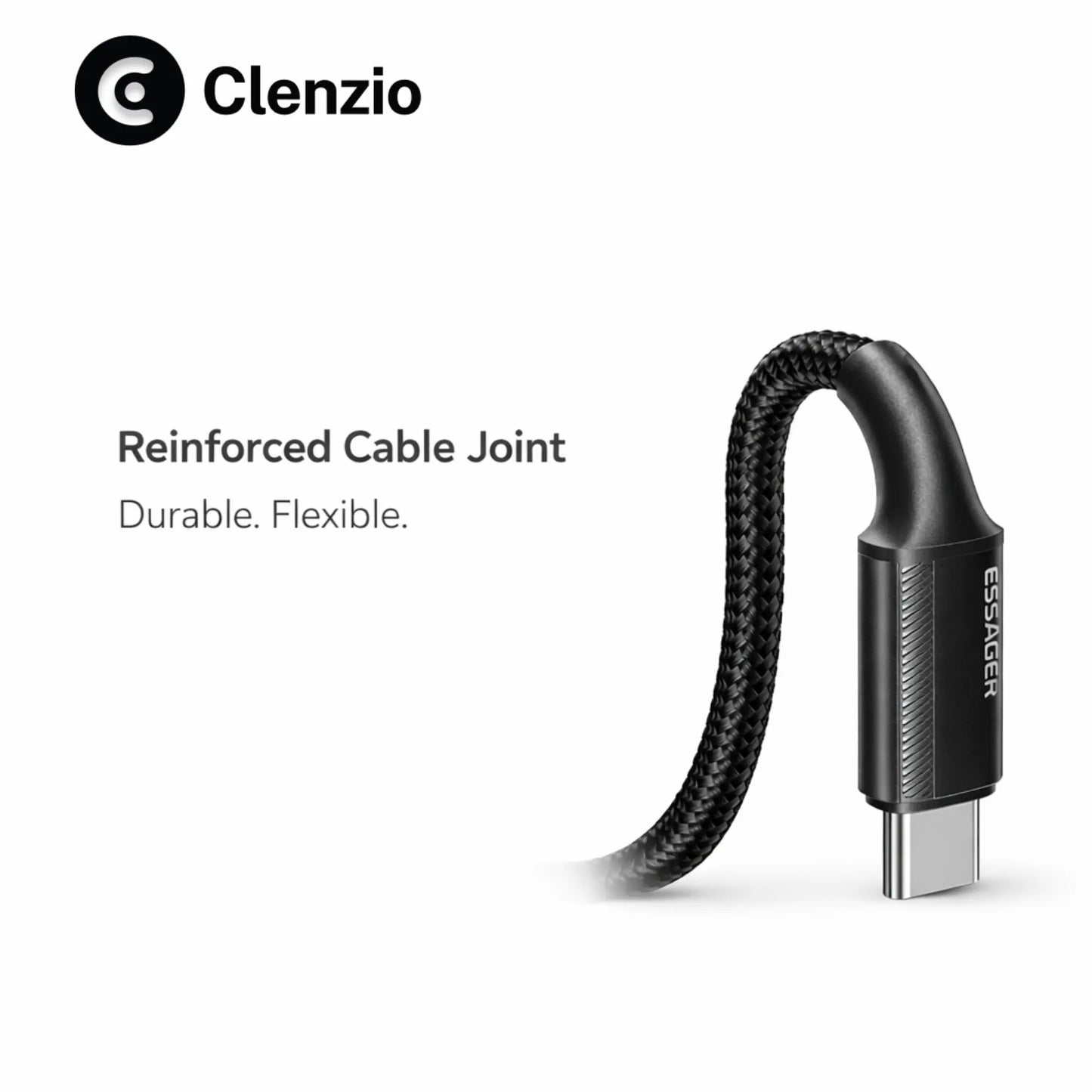 Clenzio Type C to Type C Data Cable