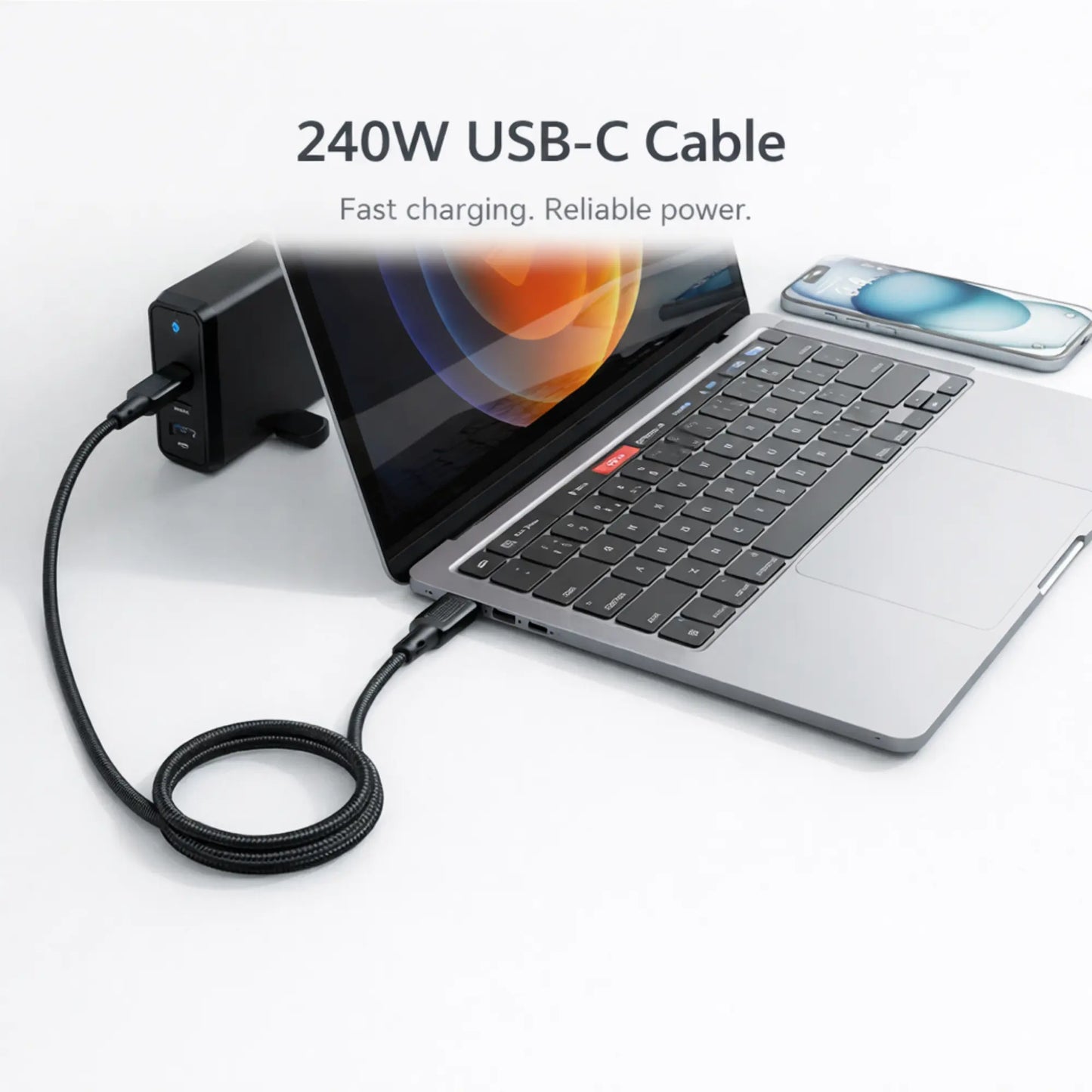 Clenzio Type C to Type C Data Cable