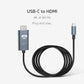 Type-C to HDMI Cable 4K HD Screen Mirroring Adapter