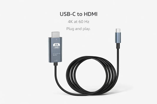 Type-C to HDMI Cable 4K HD Screen Mirroring Adapter